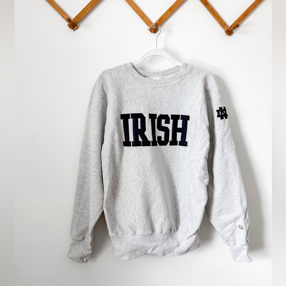 notre dame Other - SOLD Vintage 90s Irish Notre Dame Campus Bookstore Crewneck